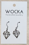 Geo Diamond Earrings