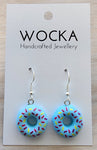 Blueberry Donut Earrings