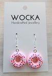 Strawberry Donut Earrings