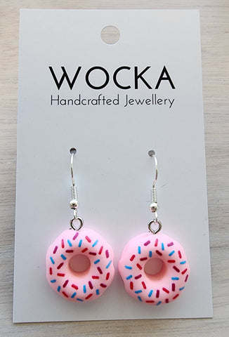 Strawberry Donut Earrings