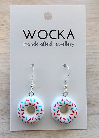 Vanilla Donut Earrings