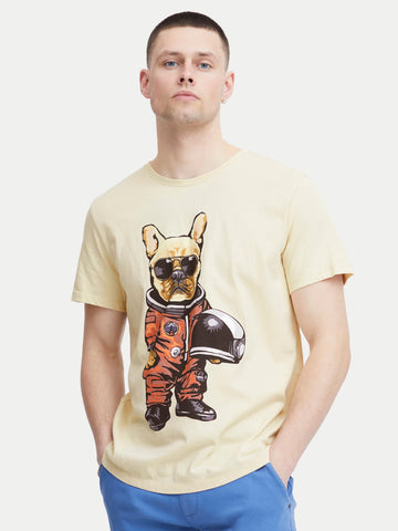 Blend Dog Astronaut Tee - Beige