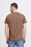 Blend Coral Gold Stripe Tee