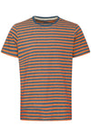 Blend Coral Gold Stripe Tee