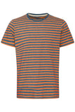 Blend Coral Gold Stripe Tee