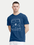 Blend VW Print Tee - Navy