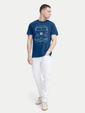 Blend VW Print Tee - Navy