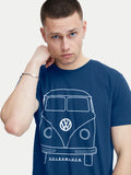 Blend VW Print Tee - Navy