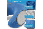 MICROBEAD SOFT PILLOW - BLUE