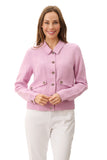 Casual Linen Jacket - Lilac