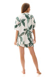 Romy Short Pyjamas - Green Tropical Leaf