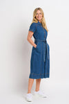 Caris Denim Shirt Dress