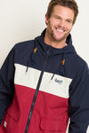 Colour Block Zip Through Jacket