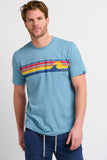 Retro Stripe Wave Tee