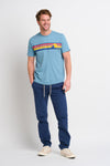 Retro Stripe Wave Tee