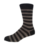 Bright Stripe Merino Socks - Silver