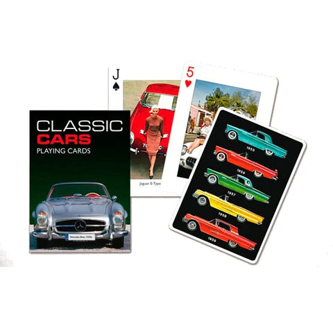 Classic Cars Playing Cards