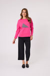 Democracy Zig Zag Top - Pink