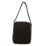 Unisex Canvas Travel Cross-Body Bag - Charcoal