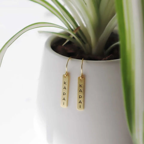 Ka Pai Earrings - Gold