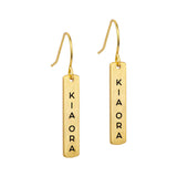 Kia Ora Earrings - Gold