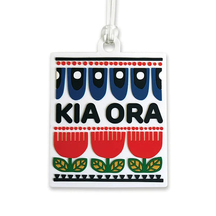 Scandi Kia Ora Luggage Tag