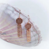 Kina and Moana Earrings - Rose Gold