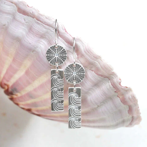 Kina and Moana Earrings - Silver