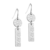 Kina and Moana Earrings - Silver