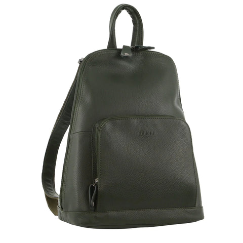 Milleni Leather Backpack - Grape Leaf