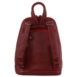 MILLENI RED LEATHER BACKPACK