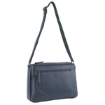 Milleni Nappa Leather Handbag in Teal