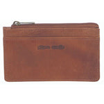 Pierre Cardin Italian Leather Coin Purse - Cognac