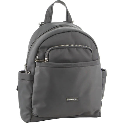 Pierre Cardin RFID Backpack in Grey