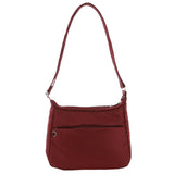 Pierre Cardin Wine Nylon Handbag