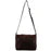 Pierre Cardin Rustic Leather Satchel - Chestnut