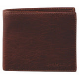 Pierre Cardin Rustic Leather Tri-Fold Wallet - Chestnut