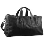 Pierre Cardin Rustic  Black Leather Duffel Bag