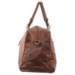 Pierre Cardin Chocolate Leather Duffel Bag