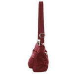 Pierre Cardin Anti-Theft Cross Body Bag - Wine