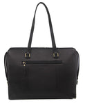 Pierre Cardin Croc-Embossed Leather Laptop Bag