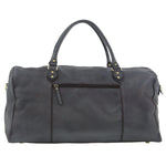 Pierre Cardin Smooth Leather Overnight Bag - Black