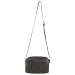 PIERRE CARDIN LEATHER HANDBAG - BLACK