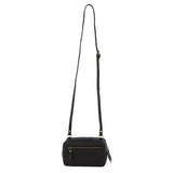 Pierre Cardin Ladies Leather Crossbody Bag/Clutch - Black