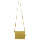 Pierre Cardin Leather Tassel Crossbody Bag - Yellow