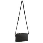 Pierre Cardin Leather Ladies Cross Body Bag - Black