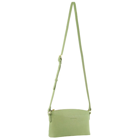 Pierre Cardin Leather Ladies Cross Body Bag - Jade