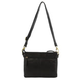 Pierre  Cardin Leather Cross Body Bag - Black