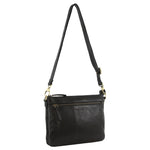 Pierre  Cardin Leather Cross Body Bag - Black