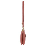 Pierre Cardin Leather Cross Body Bag - Marsala